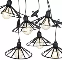 LED sodo girlianda 6 vnt 5,5 m