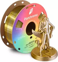 Polymaker Panchroma PLA DUAL SILK plastikas - Crown Gold-Sidabrinis