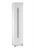 Aukšta vonios spintelė Cantara, 200 cm, baltas blizgesys