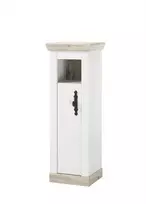 Vonios spintelė Florenz, 120 cm, balta/ruda