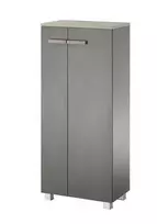 Vonios spintelė Solid, 51 x 30 x 115 cm, antracitas