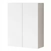 Muvu Balta sieninė vonios spintelė, 2 durelės, moderni, 3 lentynos, 60 cm