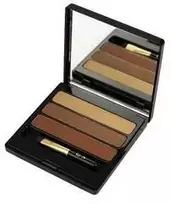 MEDEX Bio science cosmetics Trijų spalvų antakių šešėlių paletė