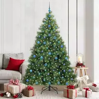 Dirbtinė Kalėdų eglutė su 300 LED Žalia 210 cm PE ir PVC