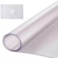PVC stalo apsauga 914.4x1524 mm, matinė plastikinė stalo plėvelė 1.5 mm, permatoma staltiesė