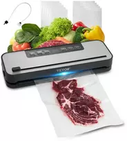 Maisto vakuuminis sandariklis 5 viename, kompaktiškas automatinis maisto taupytuvas, 100 W virtuvės vakuuminis sandariklis