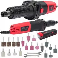 Tiesinis šlifuoklis, 6mm griebtuvas, 1500W kintamas greitis, rotacinis įrankis metalui, medienai, stiklui, keramikai, plastikui, mini šlifuoklis