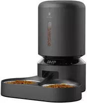 Petlibro - „Granary“ dvigubas maisto padėklas - juodas - 5 l