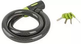 Author Cable lock ACL-85 C-Sleeve d.25x1000mm (juodas/žalias)
