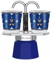 Bialetti Mini Express 2TZ (100 ml) Joyful Christmas 2 x 45 ml mėlyna