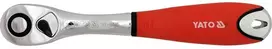 1/2" pavaros terkšlė, 255 mm ilgio, su gumine rankena, 72 dantų terkšlė, lenkta rankena terkšlė