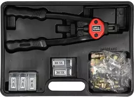 Rankinis kniediklis M5-M12, 330 mm, kniedžių įrankis, veržlių kniediklis M5 M6 M8 M10 M12