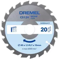 Bosch DREMEL Blueprint Medienai pjūklo ašmenys 85mm