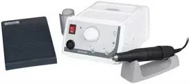 Elektrinė nagų freza, manikiūrui ir pedikiūrui, su kojiniu pedalu, kintamas greitis, Twist-Lock, 100W, 45000 RPM