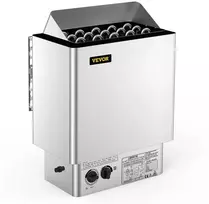 Elektrinis pirties šildytuvas, 9kW, nerūdijantis plienas, skirtas naudoti namuose, drėgnos ir sausos pirties krosnelė, reguliuojama temperatūra ir laikas
