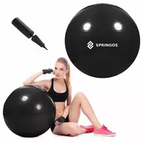 Gimnastikos kamuolys Springos FB0015 85 cm su pompa