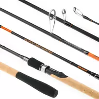 Universalus Spiningas AKARA Juodas Hunter 2-jų Dalių, Ilgis 300 cm, Testas 28-80g.