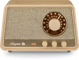 Sangean WR-101 pöytäradio, Bluetooth, vaalea tammi