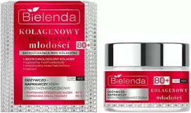 BIELENDA Collagen Youth Stimulator Maitinamasis ir atstatomasis kremas nuo raukšlių 80+ 50 ml