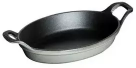 STAUB ovalus mini kepimo ir gratino indas, 250 ml, grafito spalvos