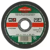 Wkret Met Klimas Korundo diskas akmeniui pjauti TCK-12530 125 mm Pjaustytas su klimais