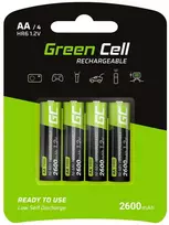 Green Cell Žalias cell akumulatorki paluszki 4x aa r6 2600mah