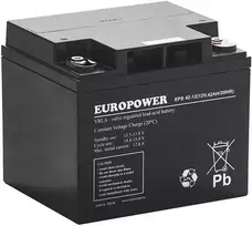 EUROPOWER AGM baterija EPS serija 12V 42Ah (tarnavimo laikas 8-12 metų)