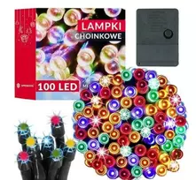 Happy People Kalėdinės lemputės 100 led Kalėdinė girlianda Led 100, 8 metrai Įvairių spalvų K-15