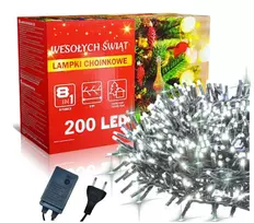 Happy People Kalėdinės lemputės 200 led Kalėdinė girlianda Led 200, 13.5 metrų Šaltai baltos spalvos K-27