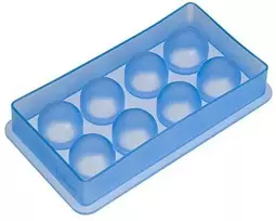 Lurch 00010436, 8 vnt., Stačiakampis, Ledo formelė, Mėlyna, Silikoninė, -40–240 °C