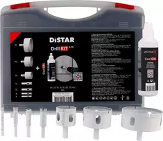 Gręžimo karūnų komplektas DISTAR 89568442140; 6-70 mm; 7 vnt.