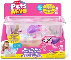 PETS ALIVE Interaktyvi vėžliukų mama su mažyliais