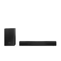 Namų kino sistema Sharp Compact 2.1 Soundbar with Wireless Subwoofer | HT-SBW121 | 240 W | Bluetooth | Belaidė jungtis | Juodas