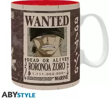 ONE PIECE – Mug (460 ml) Zoro Wanted – Puodelis