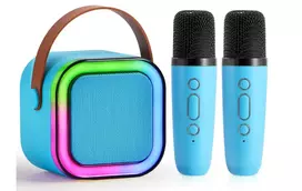 Bluetooth nešiojama kolonėlė Happy People KK-55 su 2 vnt. mikrofonais
