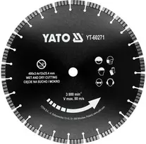 Toya Sa Poland Deimantinis pjovimo diskas gelžbetoniui, akmeniui, granitui | 400 mm, 25.4 mm skylė (YT-60271)