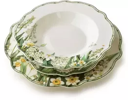 Affek Design LEA ELEGANT 18 dalių rinkinys 27 cm vakarienės / 19,5 cm deserto / 22 cm gylio