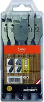 Grąžtas 5 plokščių medienos grąžtų rinkinys: 16, 18, 20, 22, 24/152 mm, 1/4 colio „Alpen“ [0023700015100]