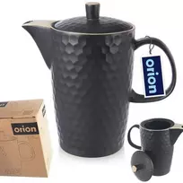 Orion Kavos ir arbatos puodelis TEA TIME 1,3 l juodas