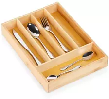 Bambukinis stalo įrankių dėklas Vilde 35x25 cm