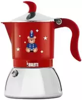 Bialetti - Fiammetta Induction Joyful Christmas Moka Pot 4tz Raudona
