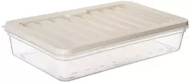 Orplast Orion Maisto Indas su Dangčiu 1 l - Stiklinis, Atsparus Karščiui