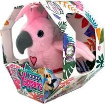 HAPPY YAPPERS interaktyvus pliušinis paukštis - Kakadu