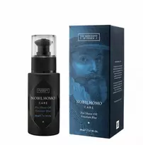 „The Merchant Of Venice Venetian Mėlyna“ alyvuogių aliejaus drėkinamasis ir minkštinamasis aliejus prieš skutimąsi, 50 ml
