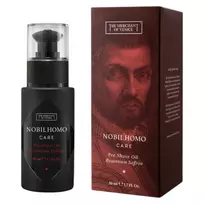 „The Merchant Of Venice Byzantium Saffron“ alyvuogių aliejaus drėkinamasis ir minkštinamasis aliejus prieš skutimąsi, 50 ml