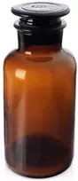 Lumarko Orion Stiklinė butelis Retro 500 ml ruda stiklas su kamščiu