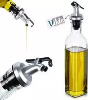Stiklinis aliejaus ir acto butelis Vilde su dozatoriumi, 250 ml