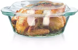 Maku Karščiui atspari stiklinė forma su dangčiu Vilde 1 l + 270 ml