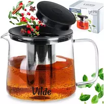 Arbatinukas su filtru Vilde 1,5 l, borosilikatinis stiklas