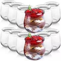Wamar Sosenka Orion Stiklinis indas 300 ml, 12 vnt. jogurtui ir desertams